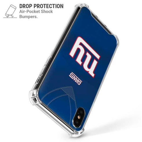 NFL New York Giants Team Jersey iPhone XS Max Clear Case